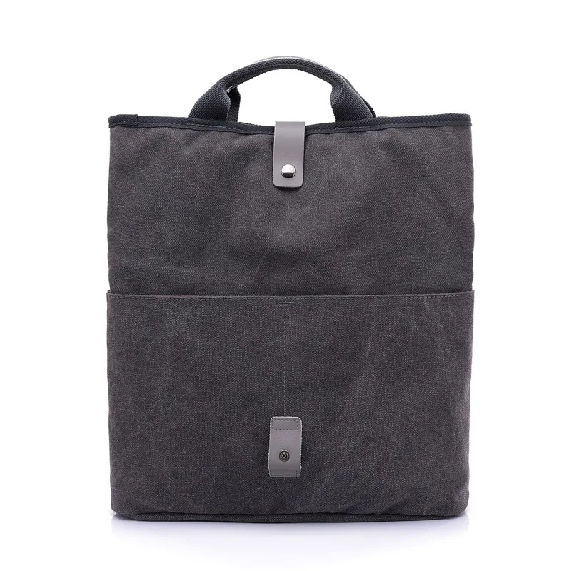 

New Style Canvas Bag Men Briefcase Retro Computer Bag Trend Fashion Foldable Dual Purpose Messenger Bag Bag