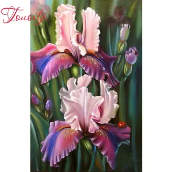 

full spuare&round Diamond Embroidery,iris Ladybug ,5Diamond Painting,Cross Stitch Diamond Mosaic,Needlework,Christmas art