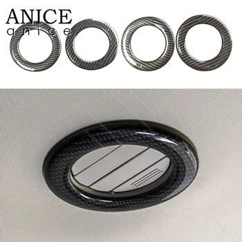 

4pcs Carbon Fiber Color Roof Air Conditioner Vent Cover Trim Fit for Ford Everest Endeavour 2015 2016 2017 2018 2019 2020 ABS