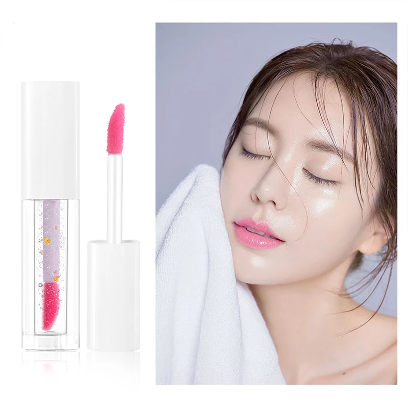 New Moisturizing Gold Foil Color Changing Lip Glaze Lasting Waterproof Not Easy To Fade Lipstick Cosmetic |