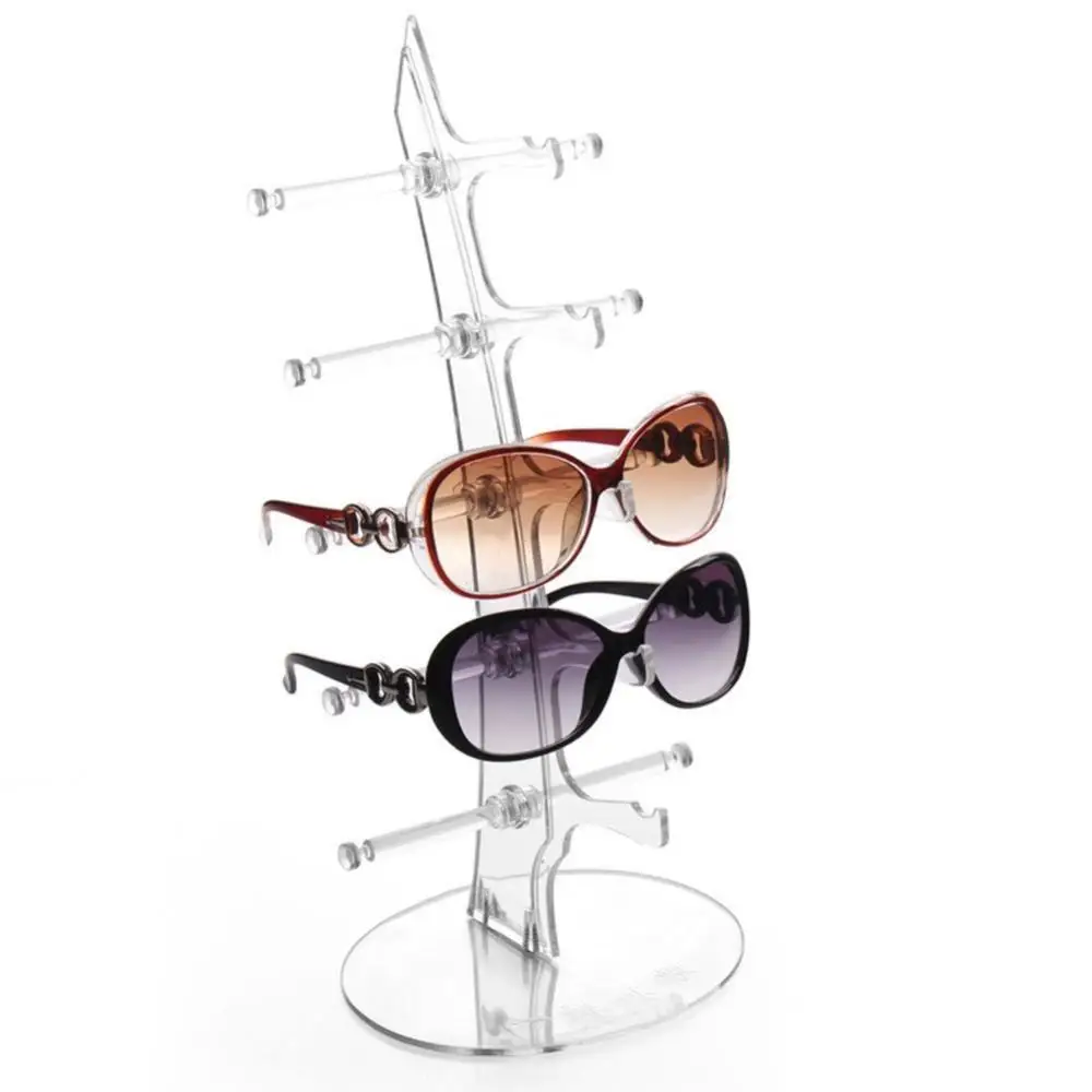 5 Pair Sunglasses Eyeglasses Glasses Frame Display Stand Rack Holder Shelf