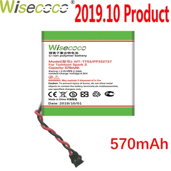 

WISECOCO 570mAh PP332727 / WT-TTS3 Battery For TomTom Spark 3 Watch Latest Production High Quality Battery+Tracking Number