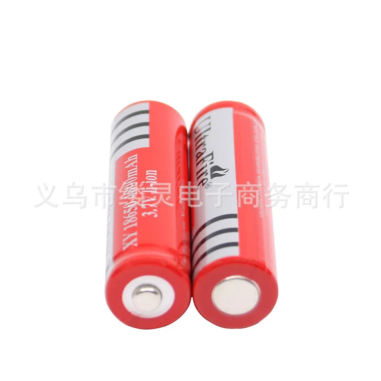 Genuine Product 18650 Lithium Battery Strong Light Flashlight Only Battery 3.7V Large Capacity High Life Rechargeable Flashlight