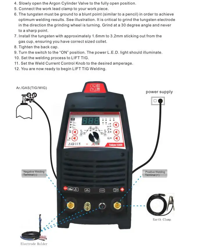 Equipo de soldadura 3 en 1 inversor TIG MMA Pulse DC 200A, inversor de electrodos, IGBT, digital, multifuncional