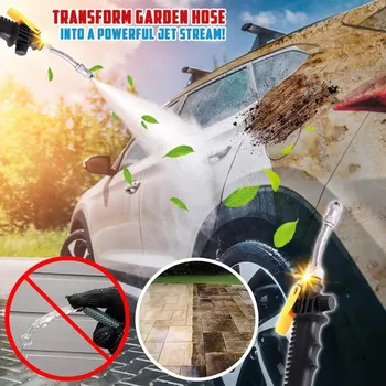

Car Dual High Pressure Power Water Nozzle Washing Water Power Washer Air Conditioning Ran Cleaner Watering Lawn Garden