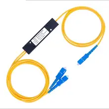 

2m Ftth SC UPC 1X2 PLC Singlemode Fiber Optical Splitter FBT Optical Coupler Portable Durable Easy to Use Strong Stability