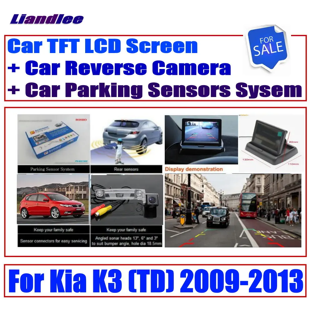 Автомобильная камера заднего вида для Kia K3 (TD) 2009 2013 монитор/CCD вида/цифровая