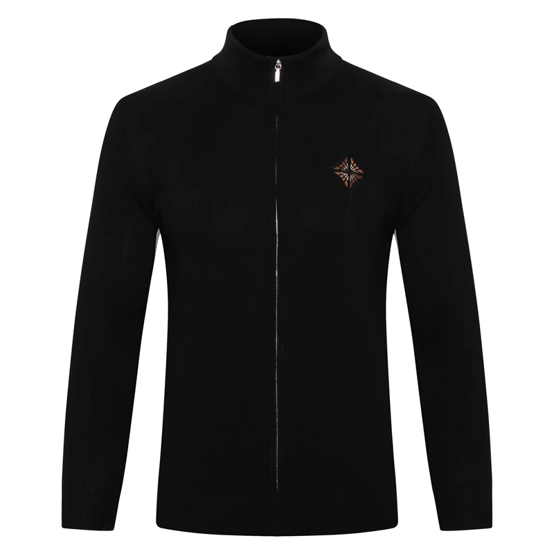 Мужской кардиган из воловьей кожи на молнии|Кардиганы| |