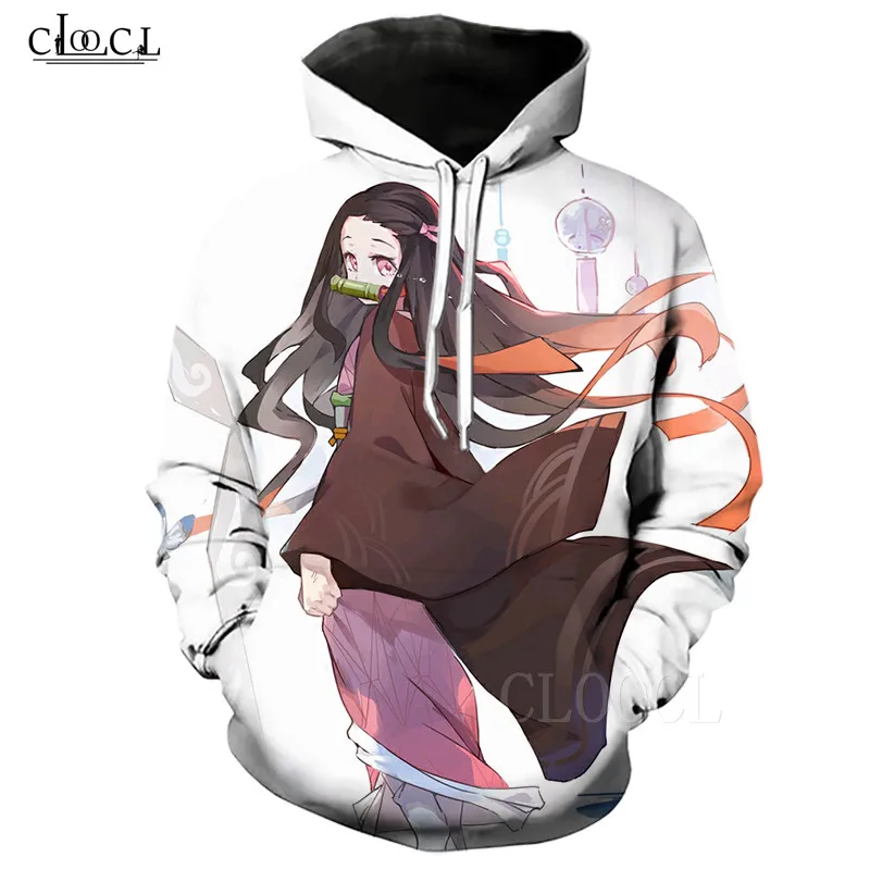 

Ghost Blade Japanese Anime Hip Hop Hoodie Hoody Streetwear Men Women Demon Slayer 3D Print Femal Male Casual Hoodies Sweatshirts