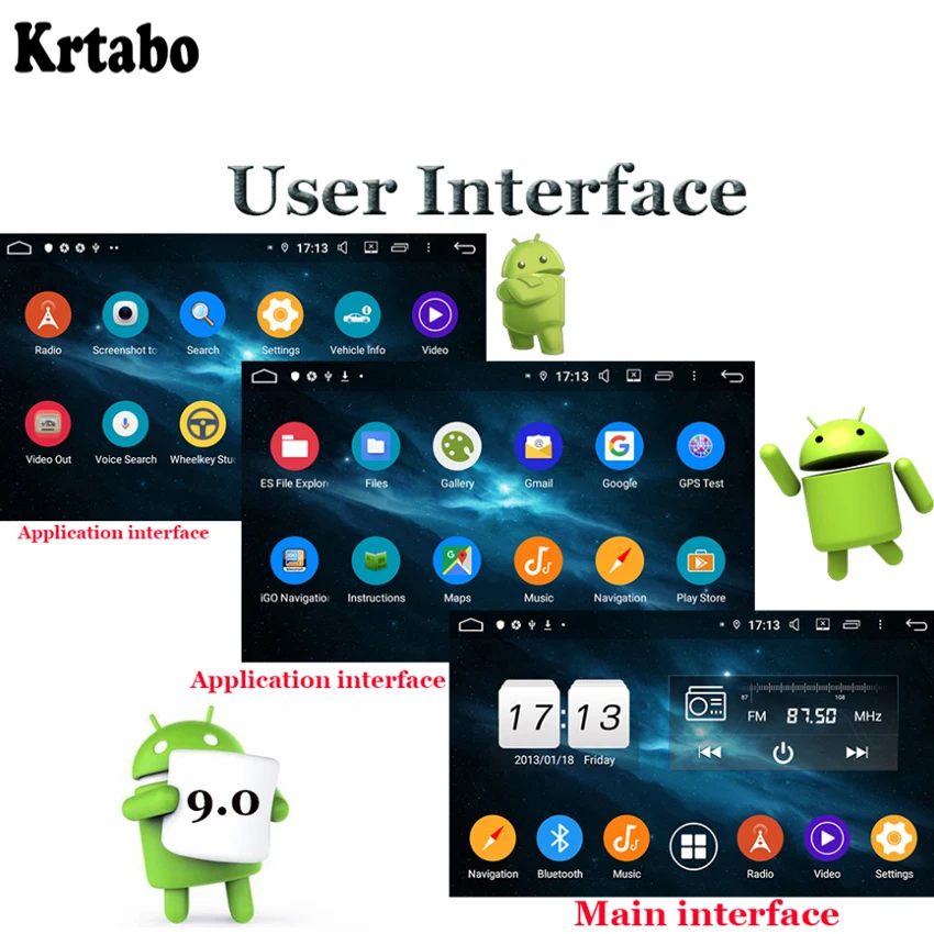 Android smart car navigation reversing image control large screen one machine recorder support DVD For TOYOTA Hilux 2016-2018