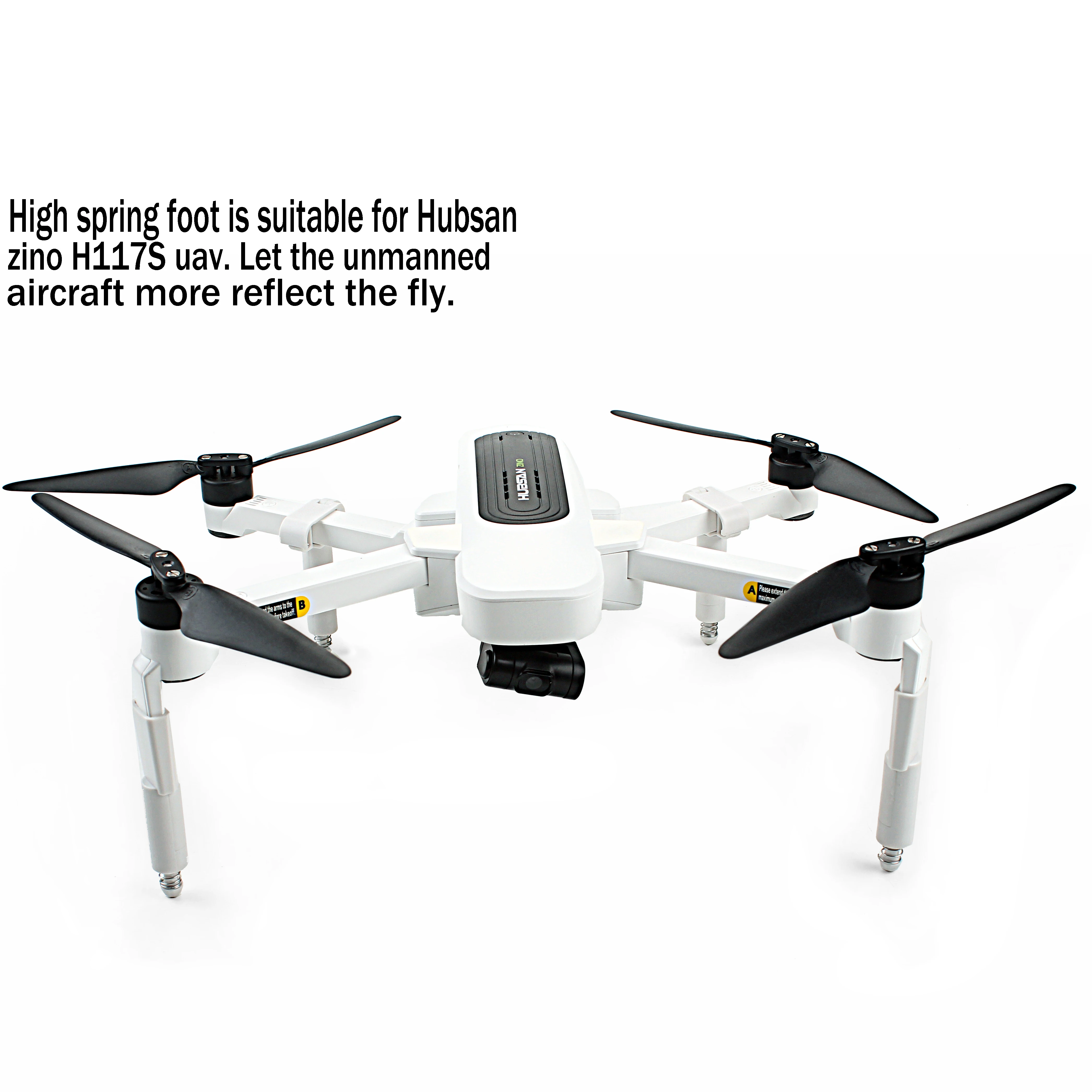 Пружинные ножки подходят для беспилотных летательных аппаратов Hubsan zino H117S