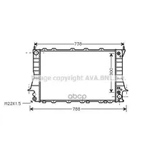 Radiator Audi A100/A6 2.6/2.8/90-97 Ava Aia2084 Ava. AIA2084