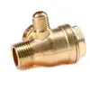 3 Port Brass Central Pneumatic Valves Air Compressor Check Valve Thread 90 Degree DIY Home Tools ► Photo 3/5