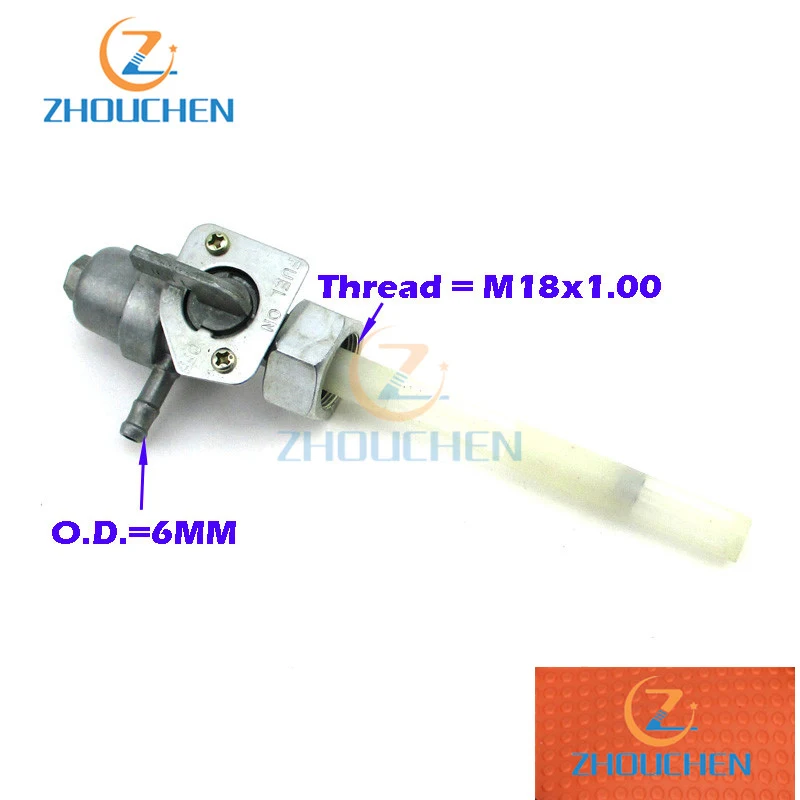 M18 X 1 газовое топливо Petcock кран переключатель клапан для FT500 GL500 GL500I Замена 16950-MC9-830 Honda TRX 200 250 300 Fourtrax ATC250