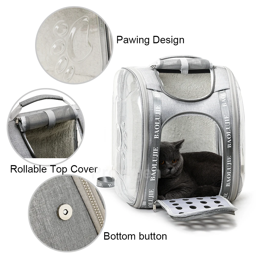 Title 5, Cat Backpack Multi-functional Transparent Shoul...