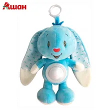 Подвеска музыкальная Зайчик голубой ONE TWO FUN