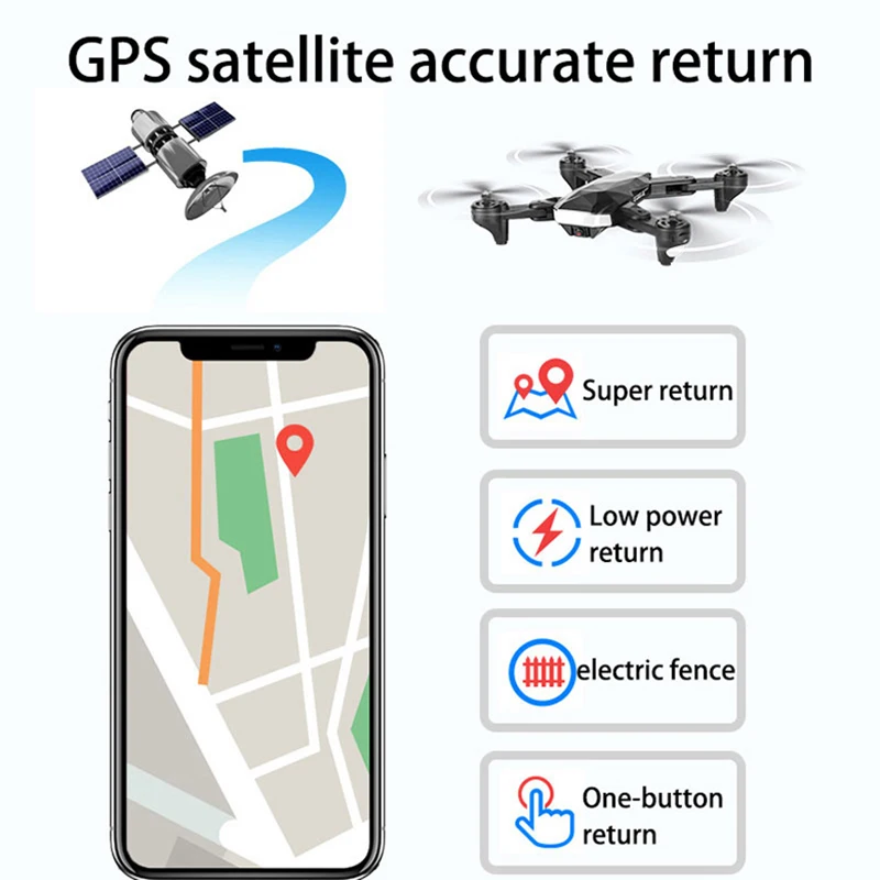 KEELEAD C53 gps Дрон 4K 5G wifi FPV двойная камера дроны профессиональный оптический поток без потери режим gps складной Радиоуправляемый квадрокоптер Дрон