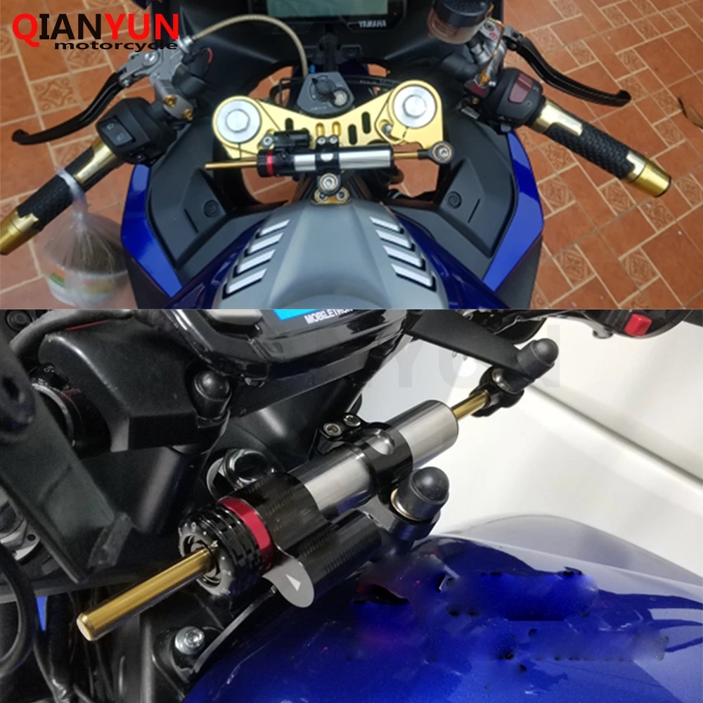 Мотоцикл с ЧПУ универсальный стабилизатор демпфер руля Монтажный кронштейн для suzuki SV 1000 N S TL 1000 R GSXR 1100 GSX-1400 B-KING