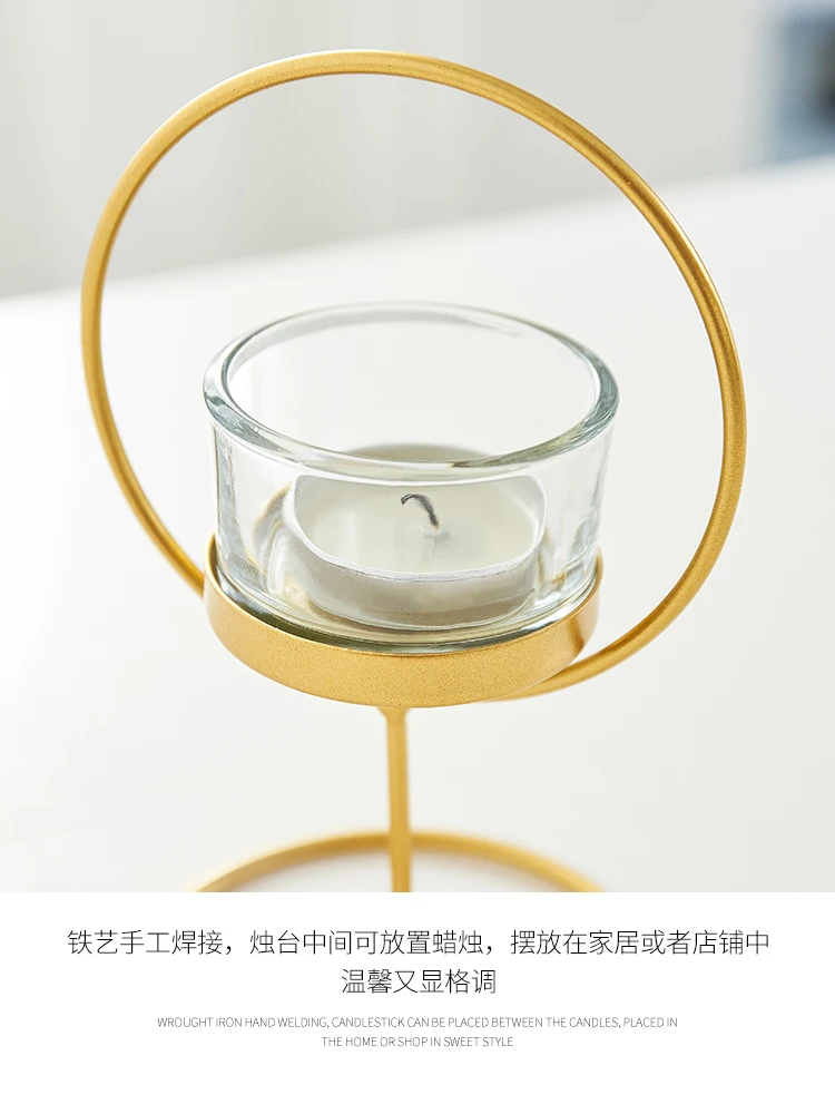 Stand Mold Candle Holder Metal Minimalist Golden Luxury Metal Pillar Candlestick Candelabros Candelabra Home Table Decor KK60ZT