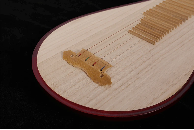 Pipa Chinese lute national string instrument with pipa bag Chinese Zithers