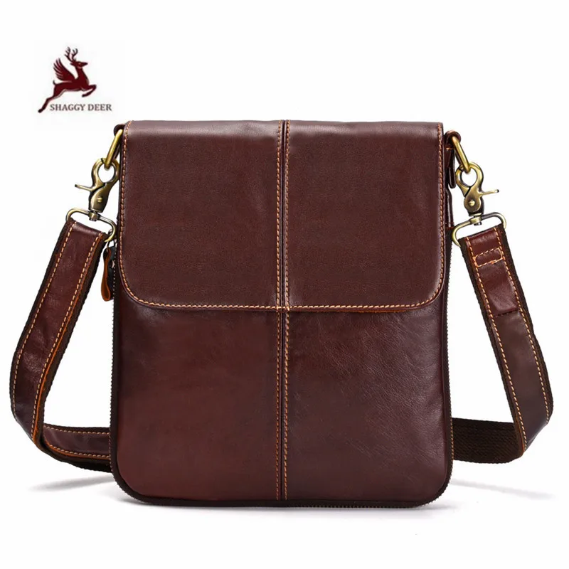 

Oil Waxed leather Quality fashion vertical Business Men Crossbody Bags Formal Fashion Genuine Leather Men Bags