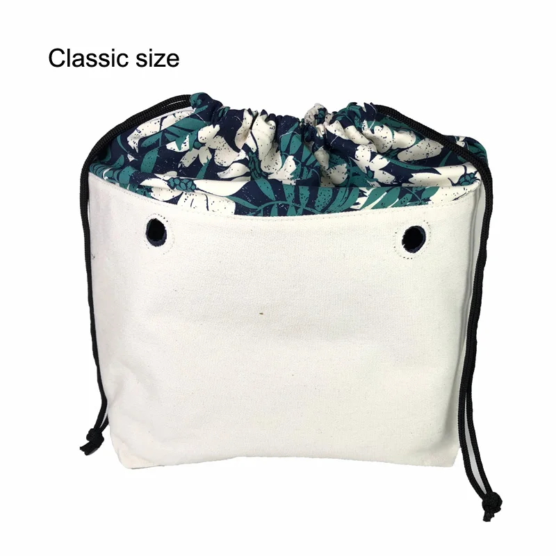 New Drawstring waterproof inserts for O bag Obag Classic Insert Inner Lining Insert Pocket handbag accessories 