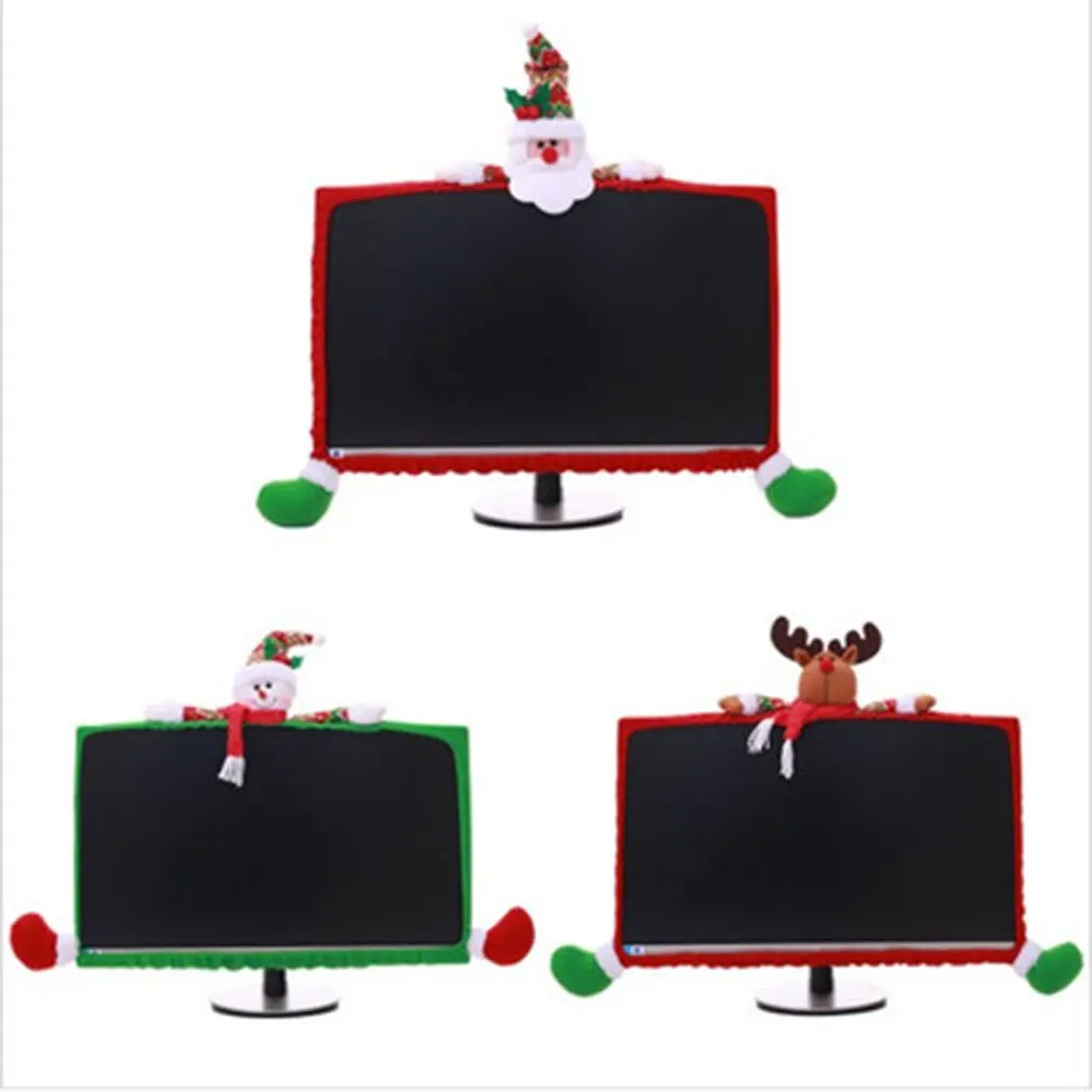 

Christmas decorations Christmas computer set Three-dimensional cartoon Christmas decoration