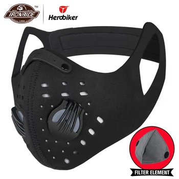 

HEROBIKER Mask Motorcycle Face Mask Dust-proof Face Shield Motorcycle Balaclava PM2.5 Biker Moto Balaclava Protection