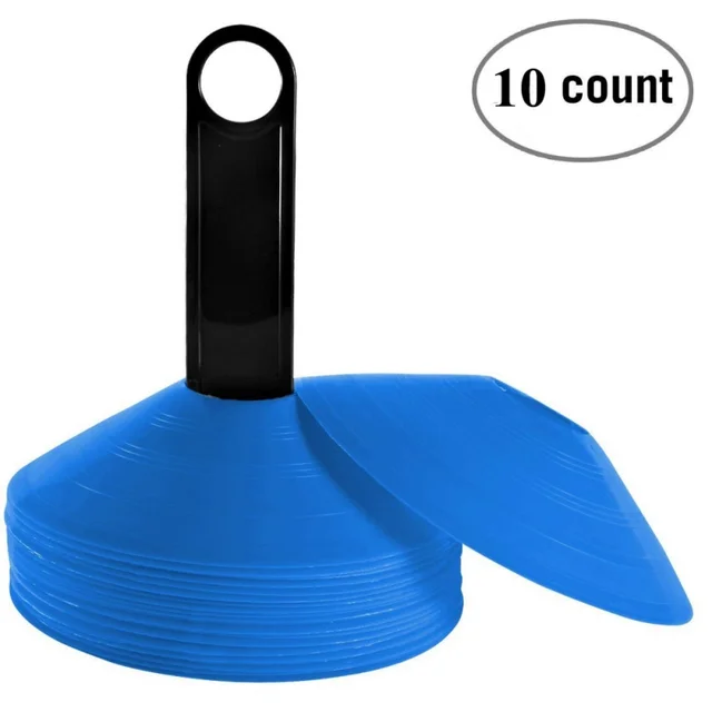 US $5.48 New 10 Pieces / batch 19cm X 5cm Cone Mark Disc Football Training Tool Sports Entertainment Accesso