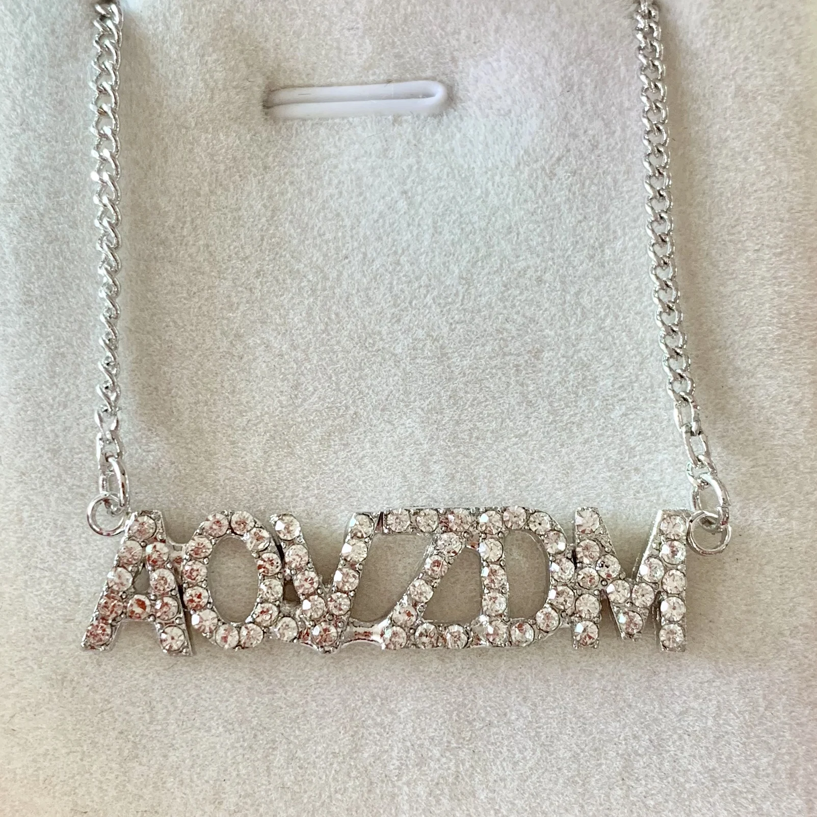FYN6688 хрустальные люстры Цепочки и ожерелья пользовательское имя ожерелье с буквенными подвесками Медь Для женщин персонализированное ожерелье C именем индивидуальный подарок