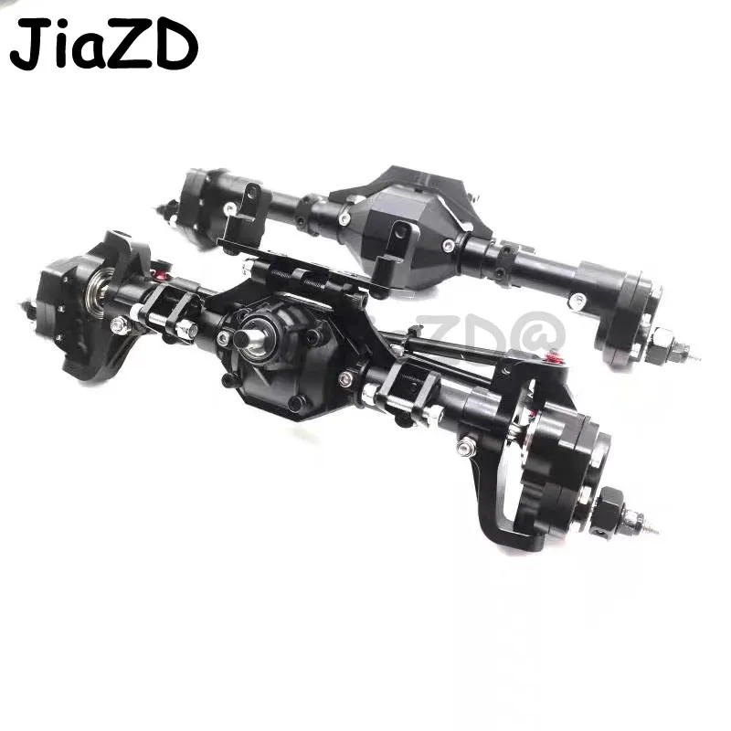 Alloy CNC Metal Front Rear Axle Widened Heightened Fore Back Bridge for RC 1/10 Axial SCX-ll 90046 Diamond RC Car Accessories W5