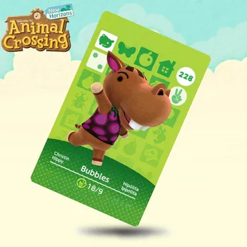 

228 Bubbles Animal Crossing Card Amiibo Cards Work for Switch NS 3DS Games