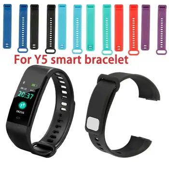 

Silicone Bracelet Strap For Y5 Smart BraceletWatch Band Wrist Strap Soft Watchband Sport Silicone Strap Replacement Watch Strap