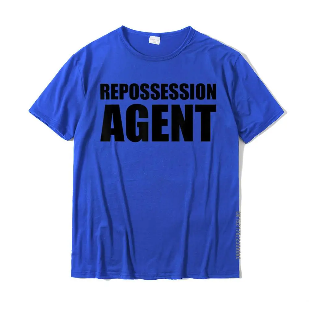 Hip Hop Mens T-Shirt Summer Printed On Tops T Shirt 100% Cotton Short Sleeve Camisa Tops & Tees O Neck Free Shipping Repossession Agent Work Gear for Asset Recovery T-Shirt__MZ21819 blue