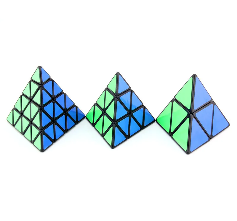 Kathrine Пирамида четвёртого порядка Кубик Рубика черно-белый с игровой с узором только скорость твист студентов взрослых Релаксация