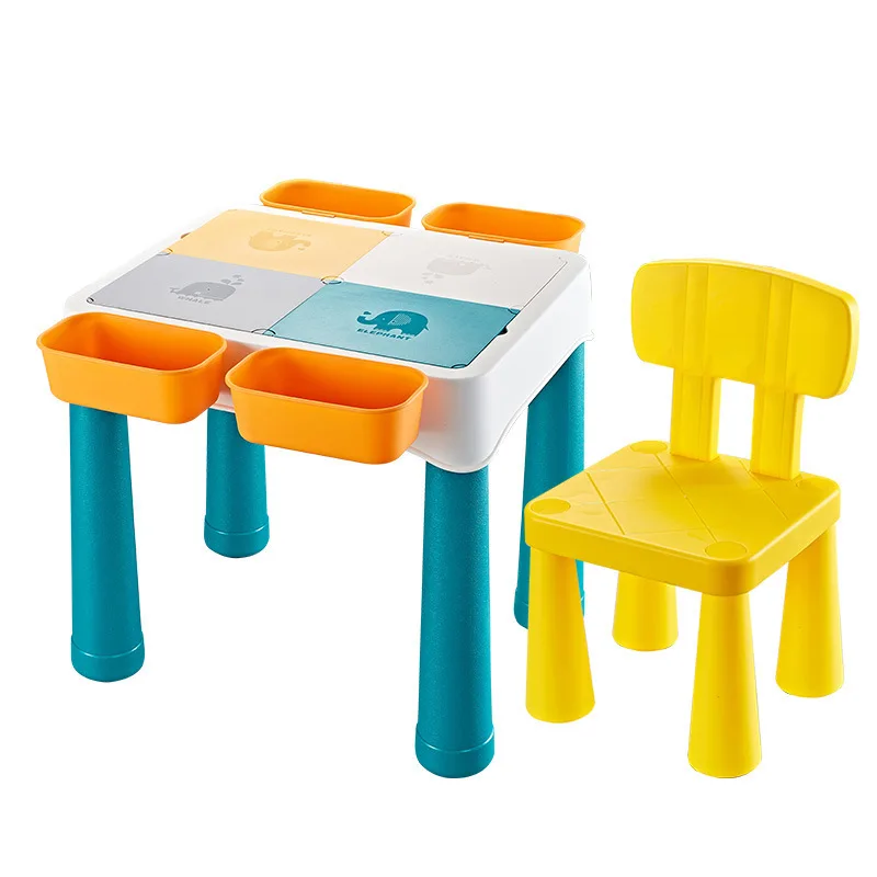 

2214 # New Children Large Particles ji mu zhuo Educational Creative Multi-functional Study Table Toy GIRL'S And BOY'S