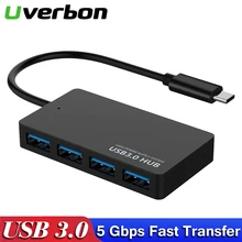 Usb-хаб 3,0 Мульти USB 3,0 концентратор USB разветвитель 5 Гбит/с высокоскоростной 4 порта Hab с портом питания все в одном для ПК ноутбука