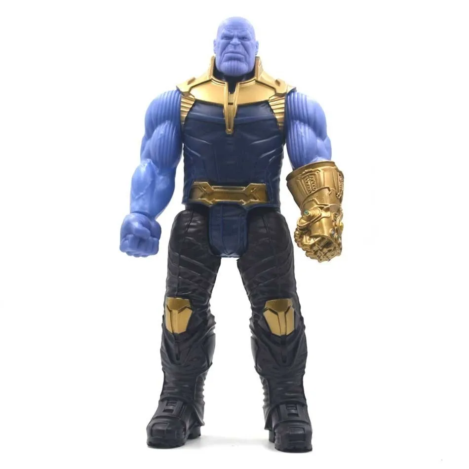 Thanos no box 30 см Marvel Мстители Jouets танос Халк Бастер Человек-паук Железный человек Капитан Америка Тор Росомаха Черная пантера фигурка poupes - Цвет: Thanos no box
