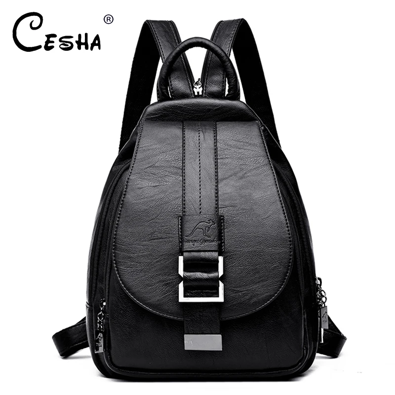 Travel Backpack Female Shoulder-Strap-Design Fashion Zipper Women Durable High-Quality