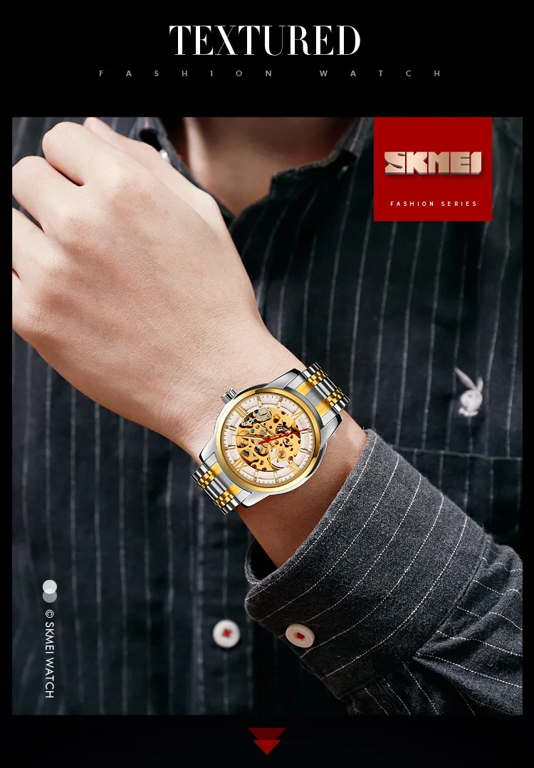 SKMEI 9222 Automatic Mechanical watch for Men description image 5