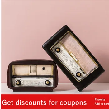 

Creative retro radio decorations home model room tea shop small furnishings coffee table living room bedroom crafts decoration