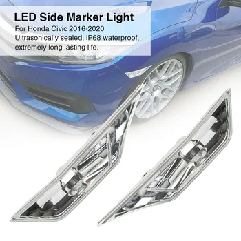 

Turn Signal Professional High Brightness Safety Driving Cars ABS LED Side Marker Light Easy Install for Honda 2016-2020