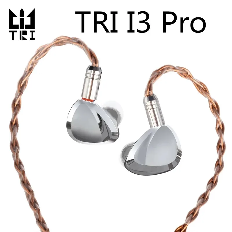 

Наушники-вкладыши TRI I3 Pro, плоские магнитные + композитные, 8 мм, DD + BA