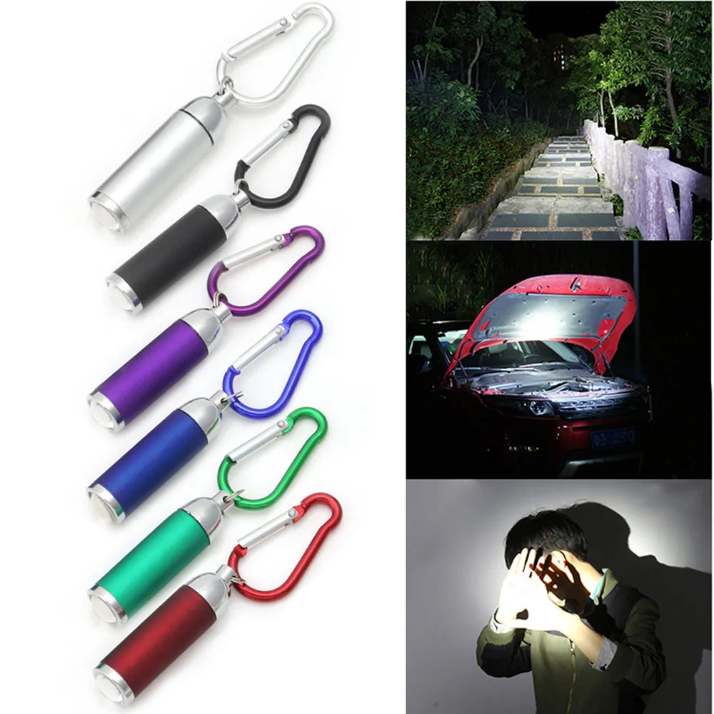 

BRELONG Mini Pocket LED Flashlight Portable Keychain Keychain LED Light Camping Flashlight Light Multicolor Optional
