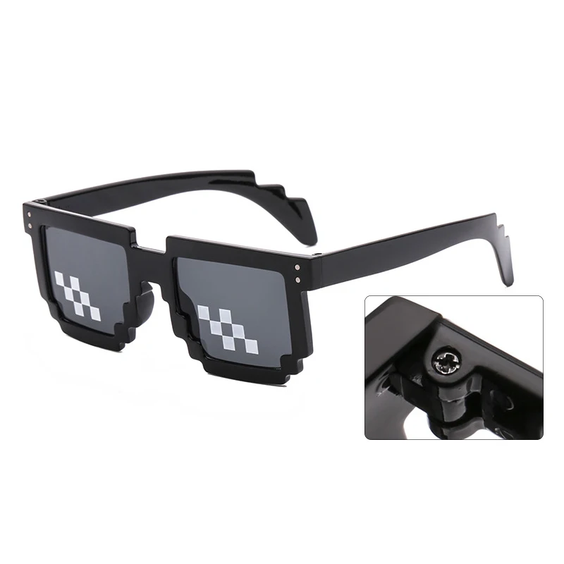 

Mosaic Sunglasses Trick Toy Fantasy Women Men Black Mosaic Sunglasses Funny Pixel Deal With Mosaic Sunglasses