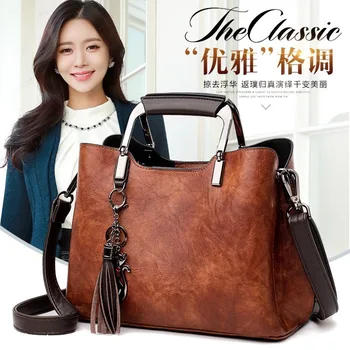 

Bags women's 2019 new tassel women's bags ladies shoulder bags handbags shoulder bag handbag