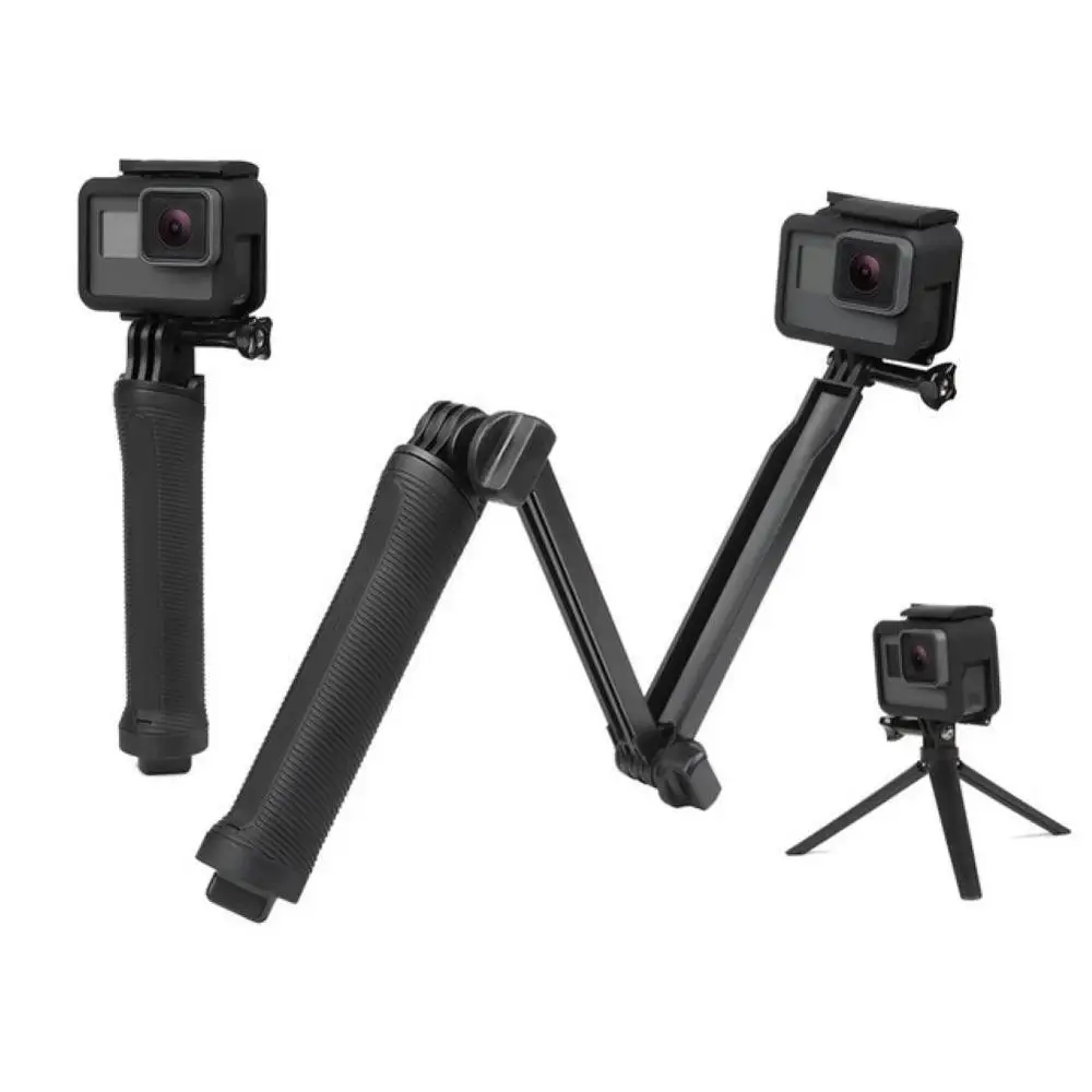 3 Way сцепление Водонепроницаемый монопод палка для селфи штатив Стенд GoPro Hero 9 8 7 5