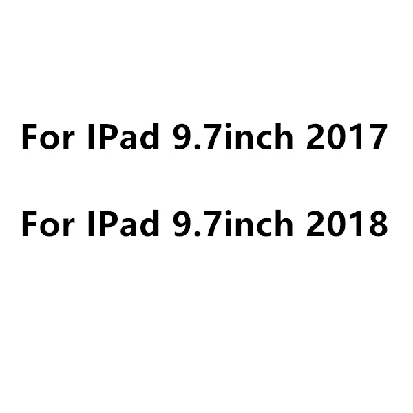 Защитная пленка для экрана, чехол из искусственной кожи для Apple Ipad Mini 1 2 3 4 Air 5 6 I Pad Pro 10,5 9,7 дюймов смарт-чехлы - Цвет: For ipad 9.7