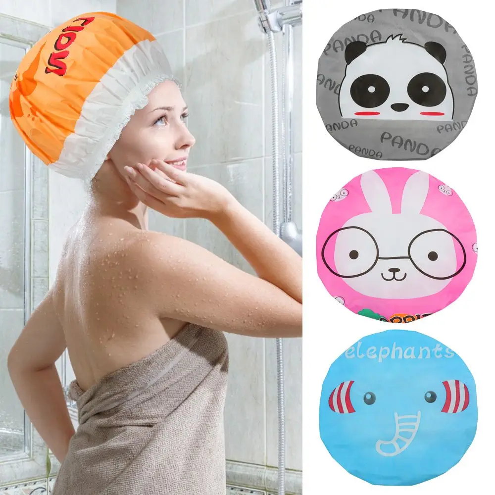 Cute Hair Cap Bath Tools Bathroom Products Shower Hair Shower