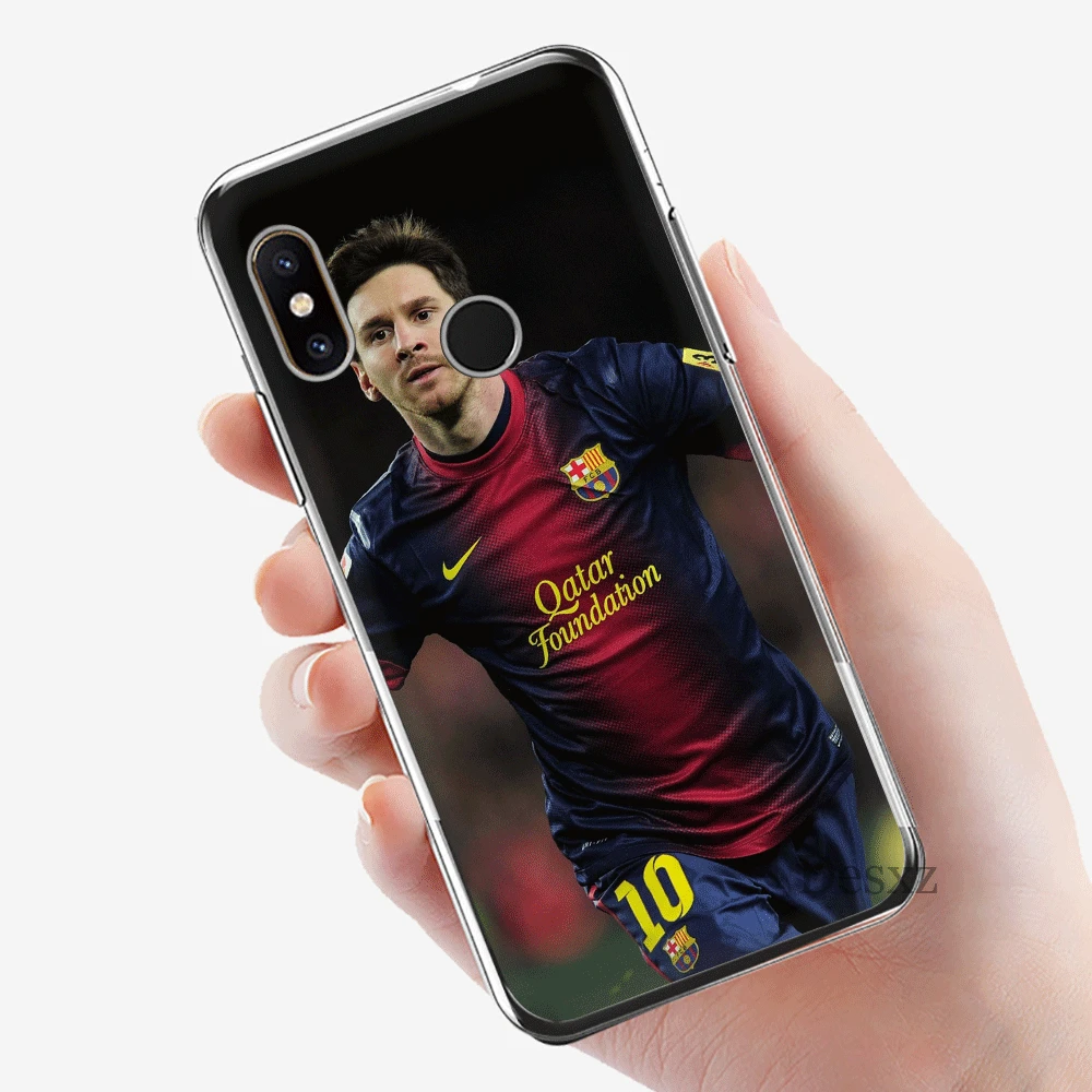 Мобильный чехол для телефона для Xiaomi mi 6 8 A2 Lite A1 5X 6X F1 9 9SE SE макс 3 A3 CC9 CC9E 9T mi x 2S крышка Футбол Лионель Leo 10